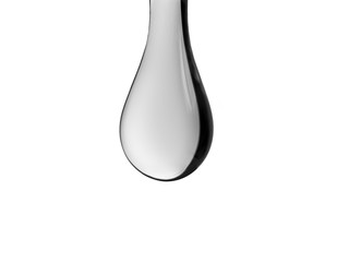 Macro close up of the wonderful liquid drop