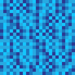 pattern illustrator wquare pixel blue color