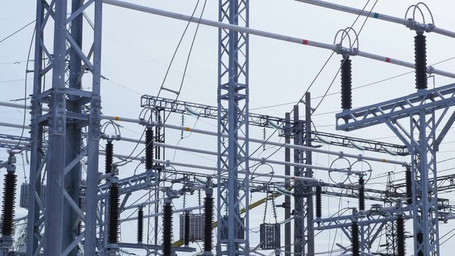 transforming substation for distributing electrical energy