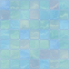 Light blue grid cubic squared design pattern texture background