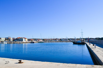 Fototapeta na wymiar Vodice Harbour in Dalmatia, Croatia