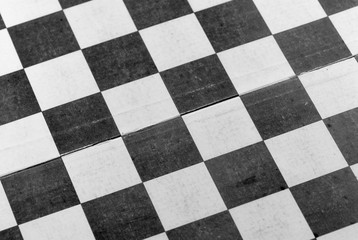 used empty chessboard abstract conceptual photo