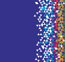 Pattern of geometric shapes. Colorful mosaic backdrop. Geometric background. Triangle background.