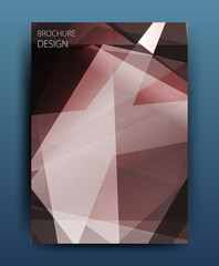 Fototapeta premium Vector business brochure flyer template or corporate banner design in A4 size. Modern abstract web, poster ,brochure design template.