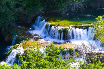 Waterfalls at Krka National Park, Croatia, Europe