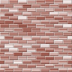Obraz premium Ivory beige light brick wood wall surface seamless design