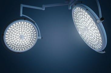 surgery lights or medical lamps