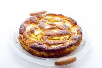 Traditional tasty apple pie