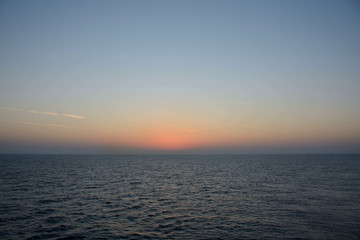 Sunrise in arabian sea