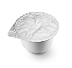 plastic Cup on white background