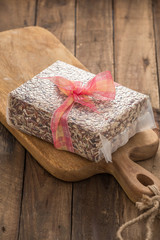 black rice in a box, a kind of healthy rice

