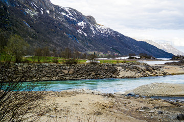 Jezioro w Norweskich górach