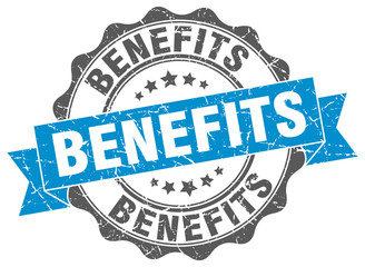 benefits stamp. sign. seal
