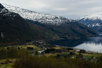 Fototapeta na wymiar Norweskie okolice