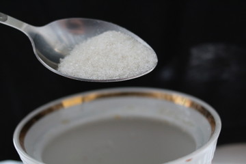 Spoon with sugar