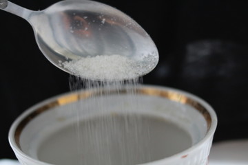 Spoon with sugar