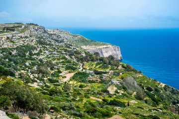 Photo of Dingli Cliffs and Mediterranean Sea, Malta