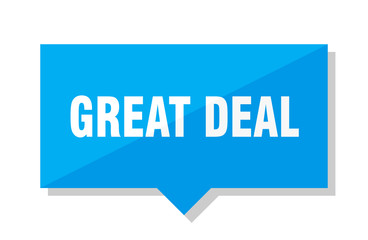 great deal price tag