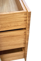 Drawers from solid oak