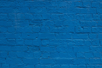 blue brick wall, background