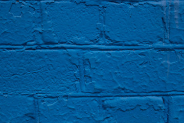 blue brick wall, background