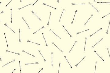 arrows seamless pattern,tribal texture,