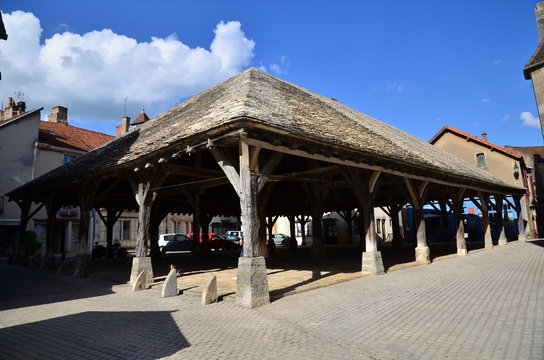 HALLE DE NOLAY (14 &eacute;me Si&egrave;cle) Cote d'or BOURGOGNE FRANCE