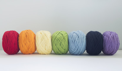 Rainbow yarn