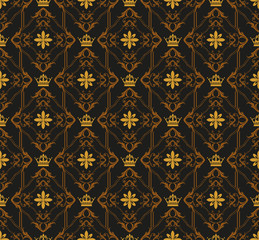 Seamless Pattern Vintage Style