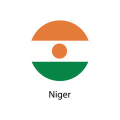 vector illustration of Niger flag