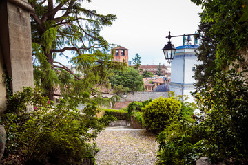 Spring afternoon in the city of Udine