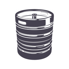 beer keg monochrome