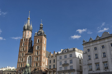 Fototapeta na wymiar Marienkirche in Krakau