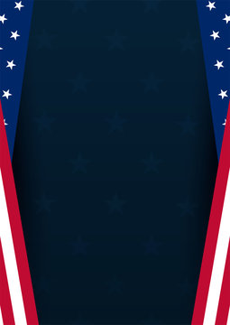 Poster of Fourth of July. 4th of July. Independence Day of the USA. Vector illustration