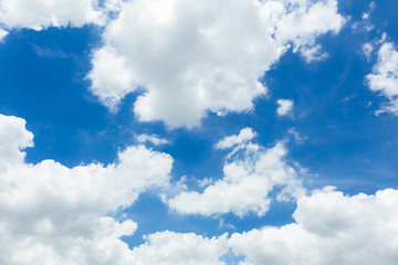 Naklejka na ściany i meble blue sky with clouds, Summer Wallpaper