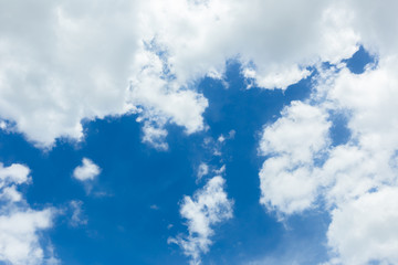 blue sky with clouds, Summer Wallpaper