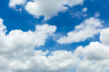 Obraz na płótnie Canvas blue sky with clouds, Summer Wallpaper
