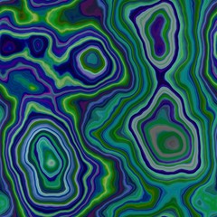 Fototapeta premium marble agate stony seamless pattern texture background - vibrant green, blue and purple color - smooth surface