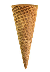 Empty cone ice cream