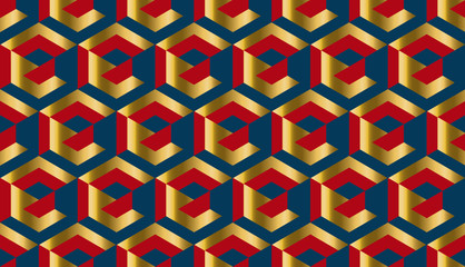 Simple geometry seamless pattern