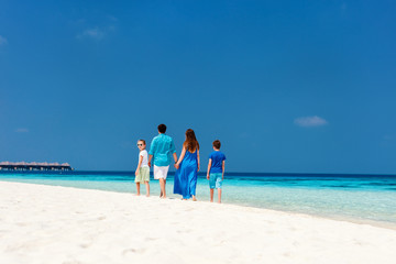 Family on summer vacation