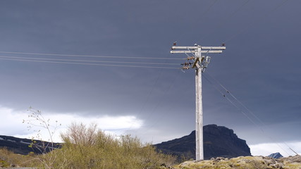icelandic electric mast