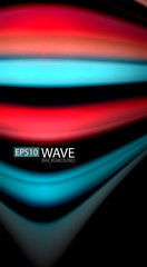 Blur color wave lines abstract background
