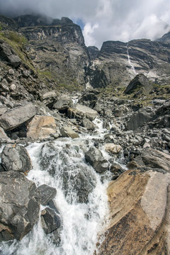Wasserfall im Himalaya