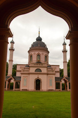 The mosque in Schwetzingen castle garden in Baden-Wurttemberg, Germany