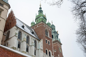 Fototapeta na wymiar Wawel castle in Poland