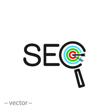 Seo Logo, Icon Vector