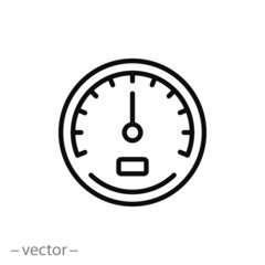 speedometer icon vector