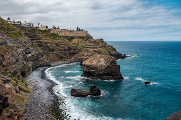 Am Playa de Los Roques bei Los Realejos im Norden von Teneriffa.