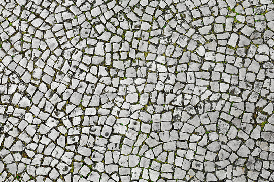 Cobblestones in Lisbon, Portugal